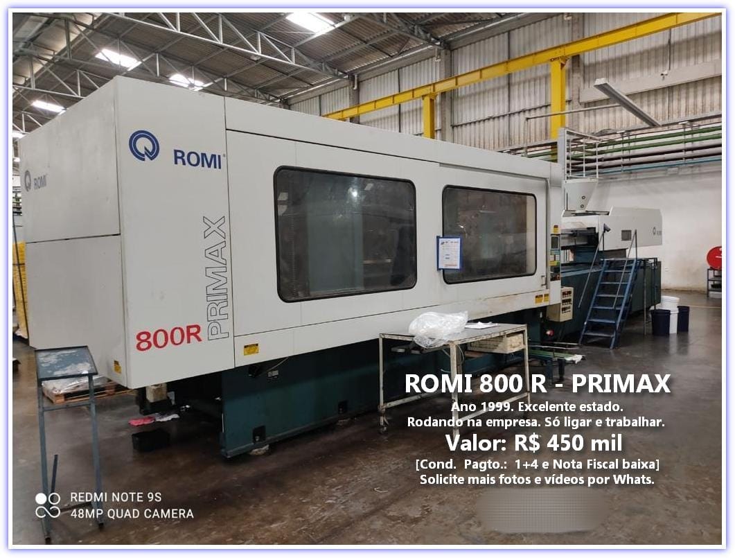 Injetora Romi 800 R - Primax